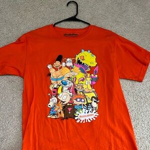 Orange Nickelodeon T-shirt size youth X-Large